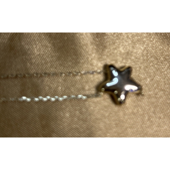 Kendra Scott Black Crystal Rock Black Star Pendant Necklace Gold Slide Adj New - Picture 8 of 10